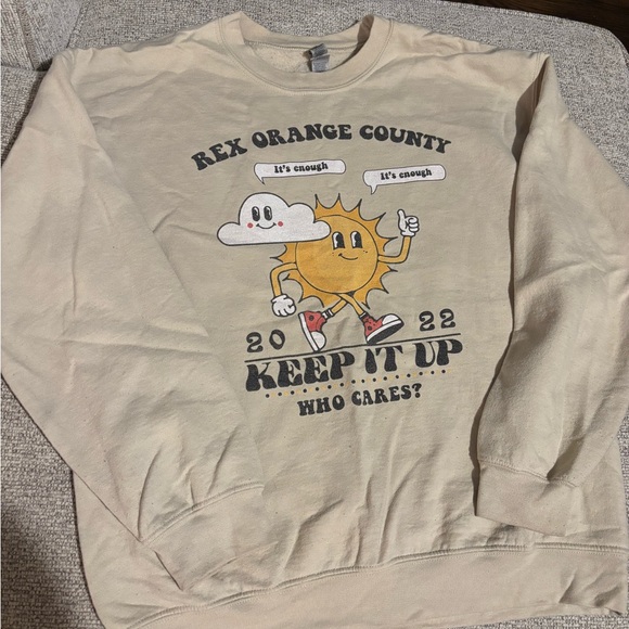 Cream Crewneck Sweater - Picture 1 of 4